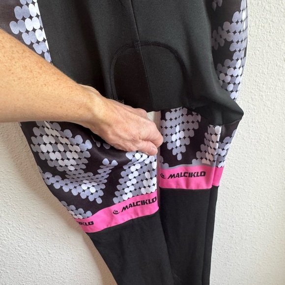 MALCIKLO Fleece-lined Thermal Long Cycling Bibs - Picture 7 of 16